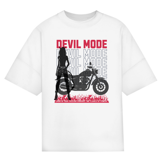 DEVIL MODE - Oversized Bikershirt für kleine Teufel