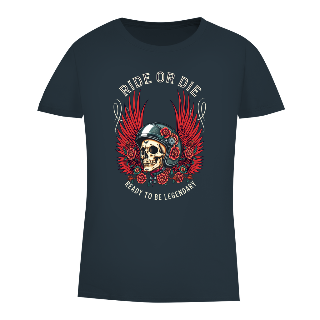 RIDE OR DIE - Damen Biker T-Shirt