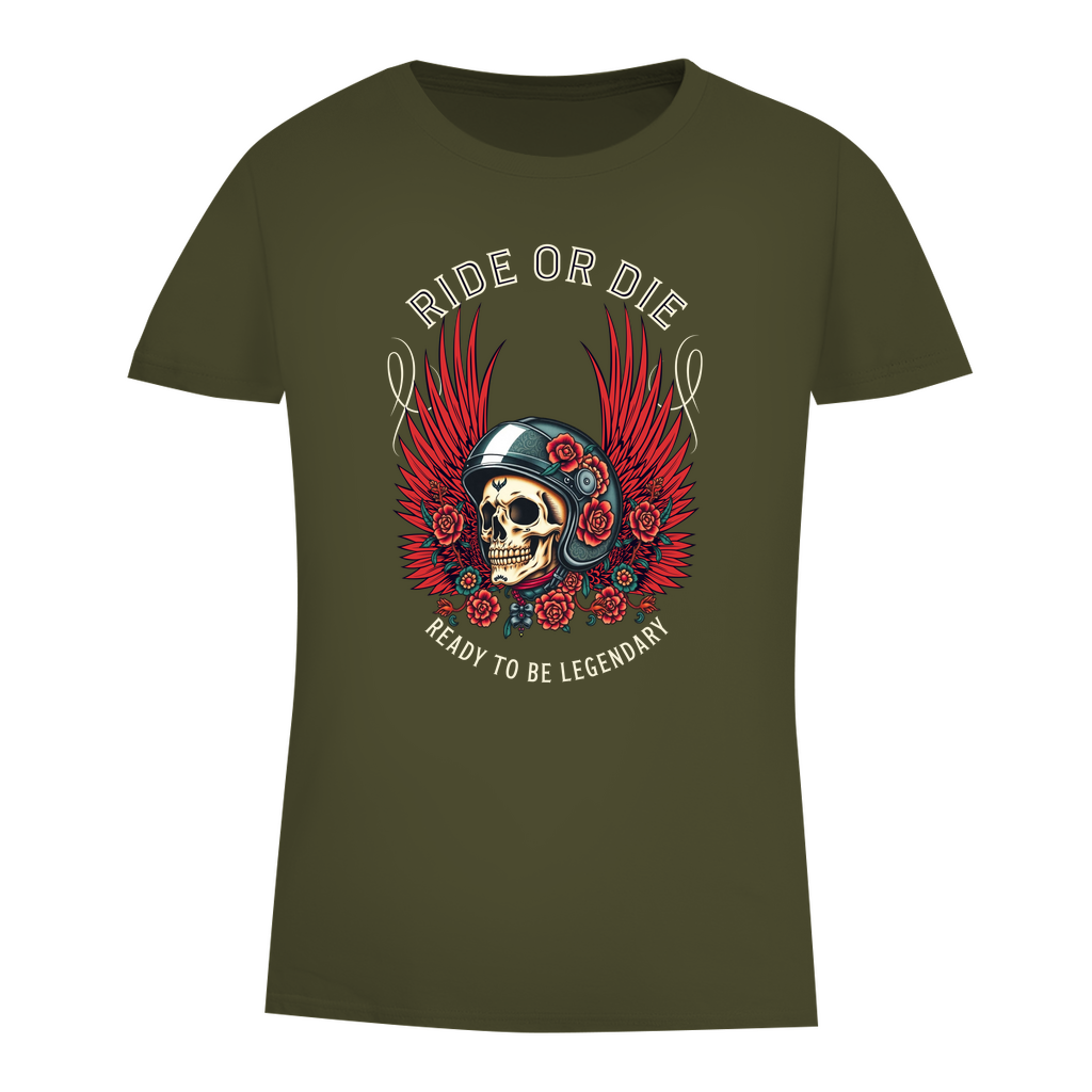 RIDE OR DIE - Damen Biker T-Shirt