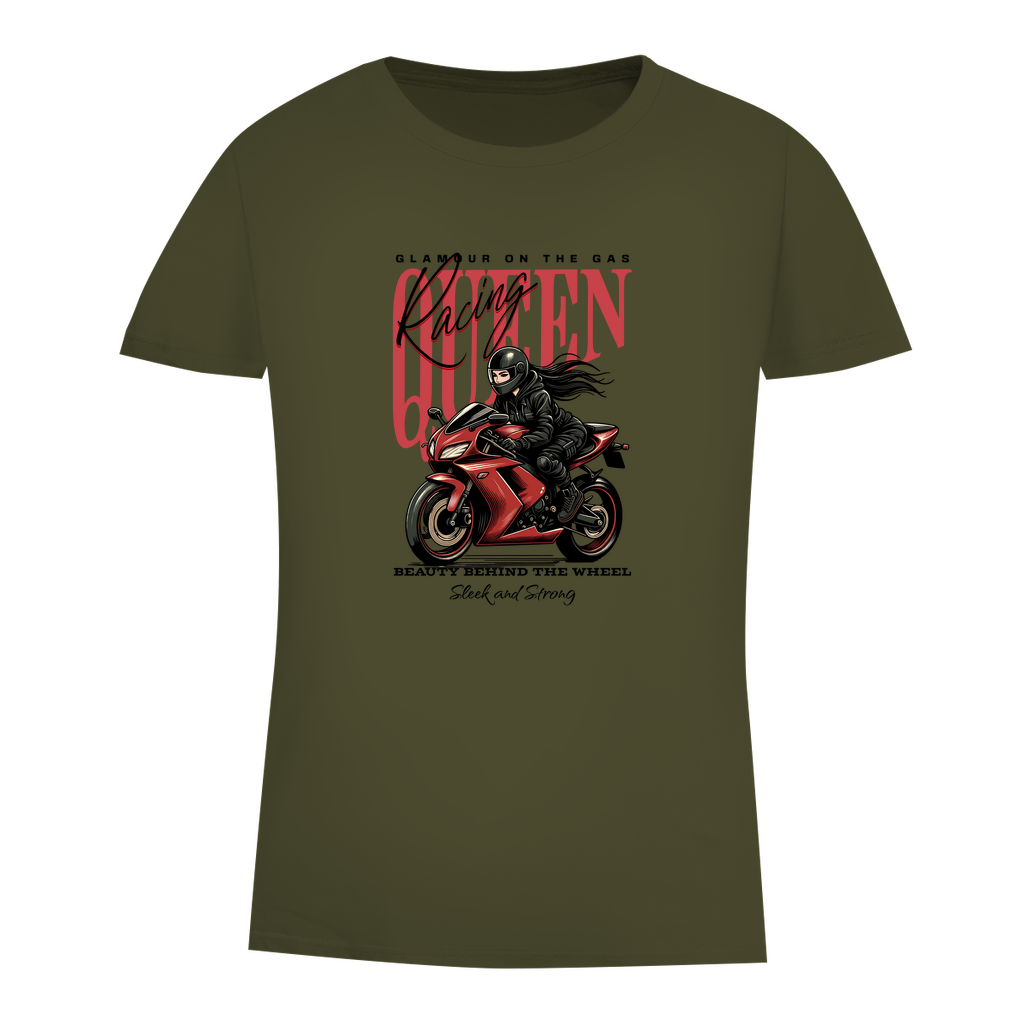 RACING QUEEN - Biker T-Shirt für Frauen