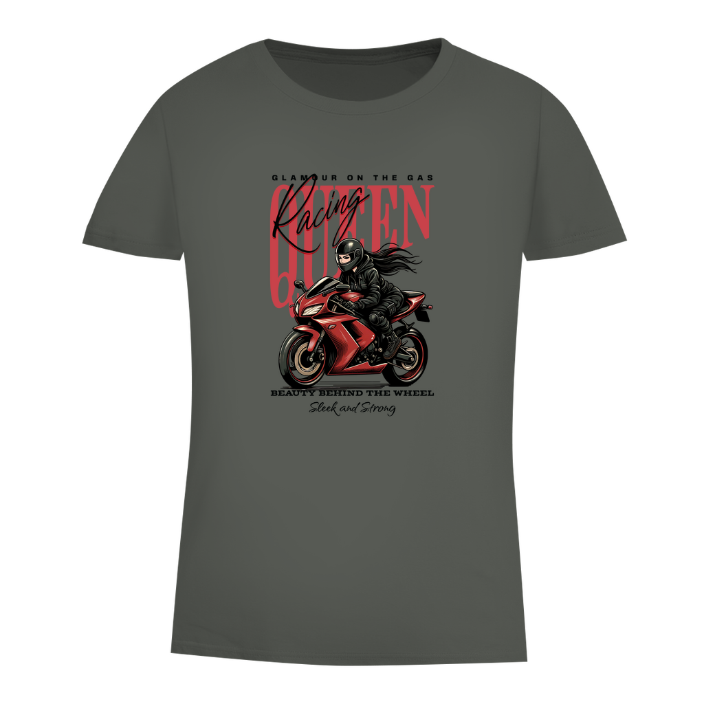 RACING QUEEN - Biker T-Shirt für Frauen