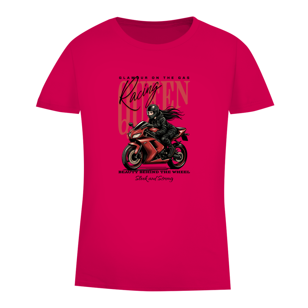 RACING QUEEN - Biker T-Shirt für Frauen