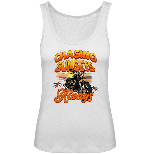 CHASING SUNSETS ALWAYS - Damen Biker Tank Top