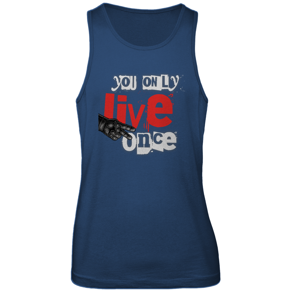 YOU ONLY LIVE ONCE - Herren Biker Tank Top