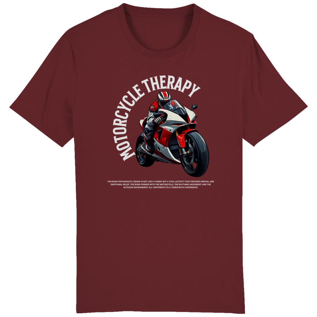 MOTORCYCLE THERAPIE - Biker T-Shirt