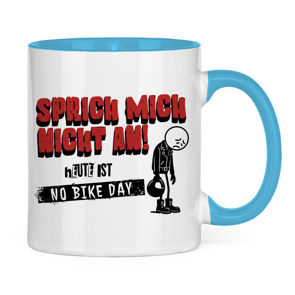 NO BIKE DAY MANN - Tasse zweifarbig