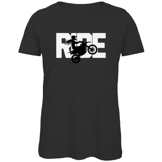 RIDE – Motorrad T-Shirt für Bikerinnen