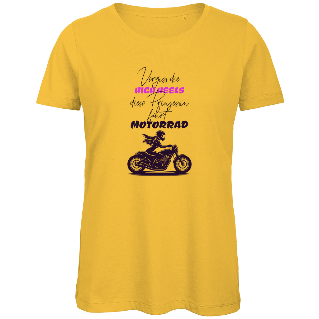 VERGISS DIE HIGHHEELS - Biker T-Shirt für Damen