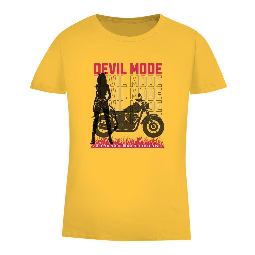 DEVIL MODE - Biker T-Shirt für Frauen