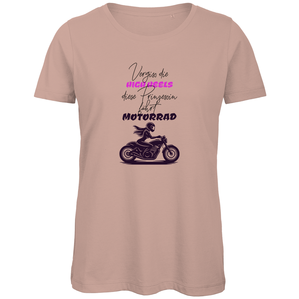VERGISS DIE HIGHHEELS - Biker T-Shirt für Damen