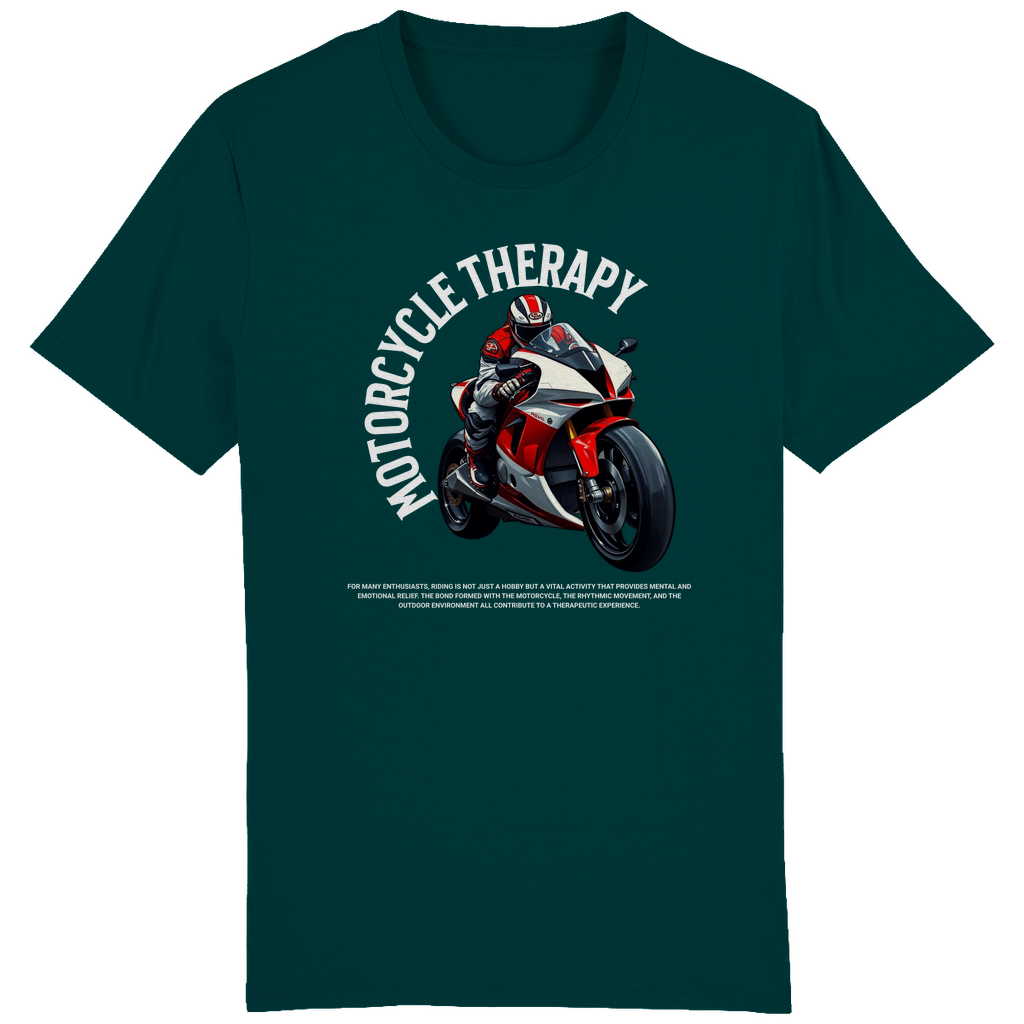 MOTORCYCLE THERAPIE - Biker T-Shirt