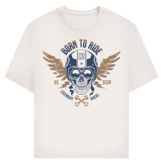 BORN TO RIDE - Herren Bikershirt
