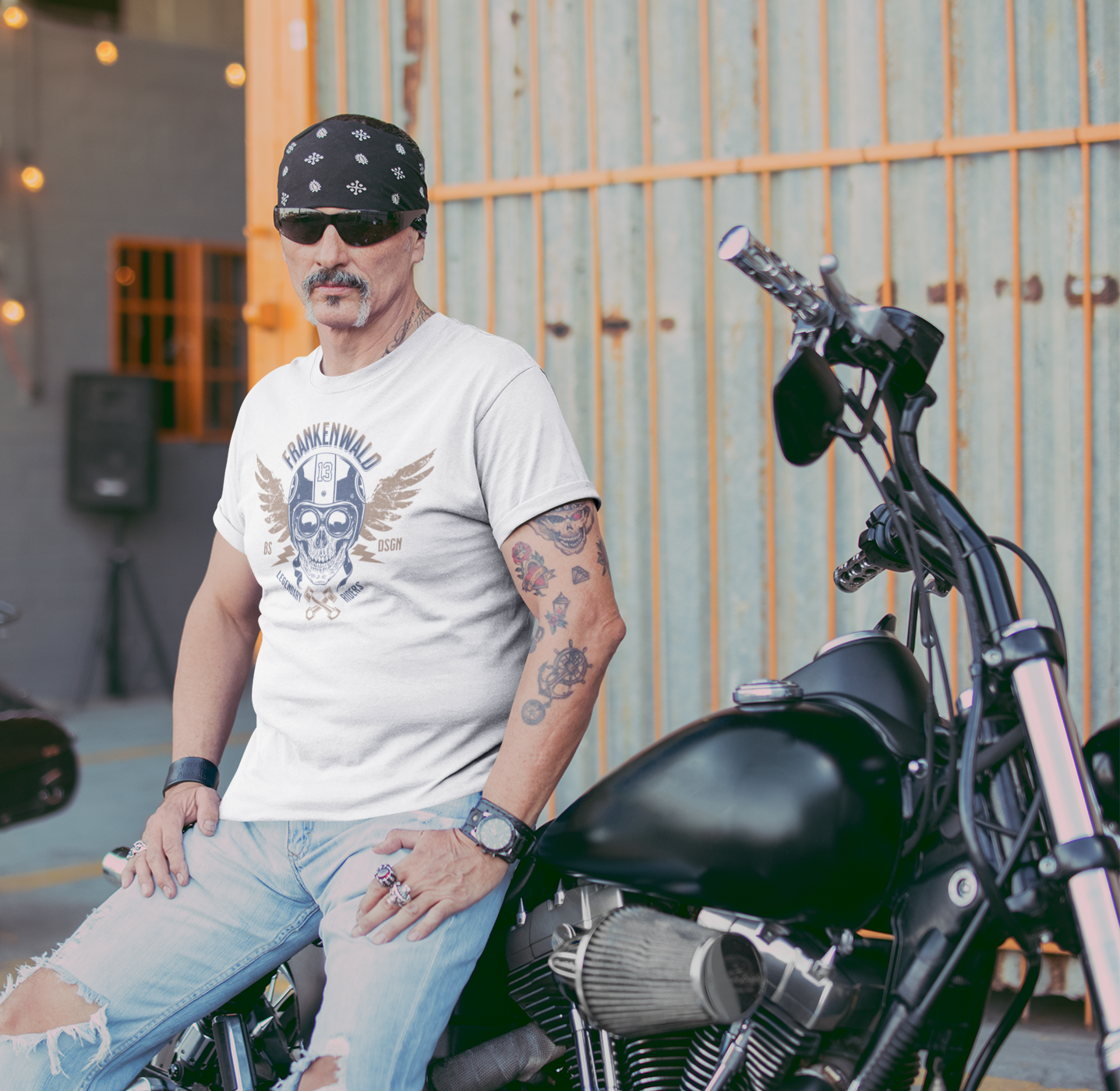 LEGENDARY RIDER FRANKENWALD - Biker T-Shirt für Herren