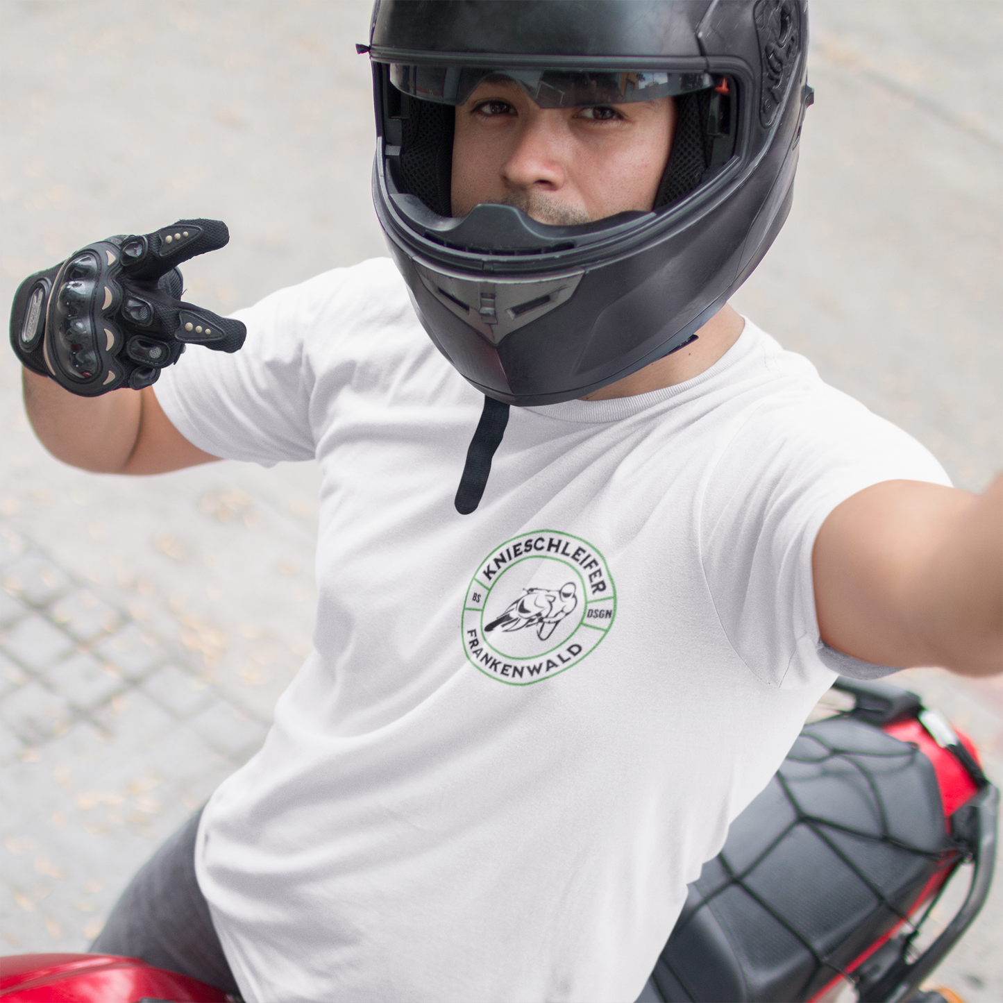 KNIESCHLEIFER FRANKENWALD - Biker T-Shirt