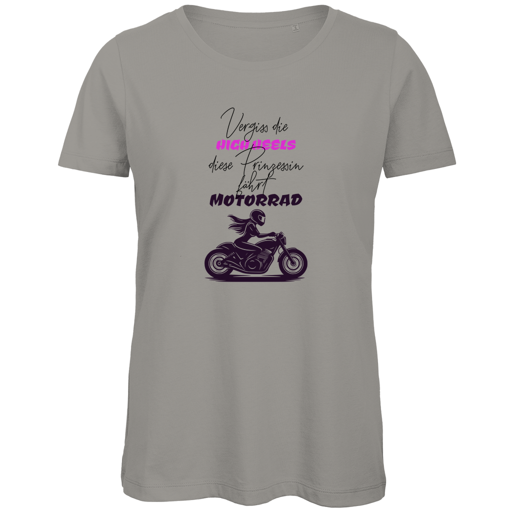 VERGISS DIE HIGHHEELS - Biker T-Shirt für Damen