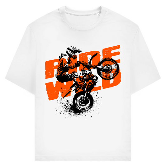 RIDE WILD - Biker Shirt – Motocross & Supermoto Power