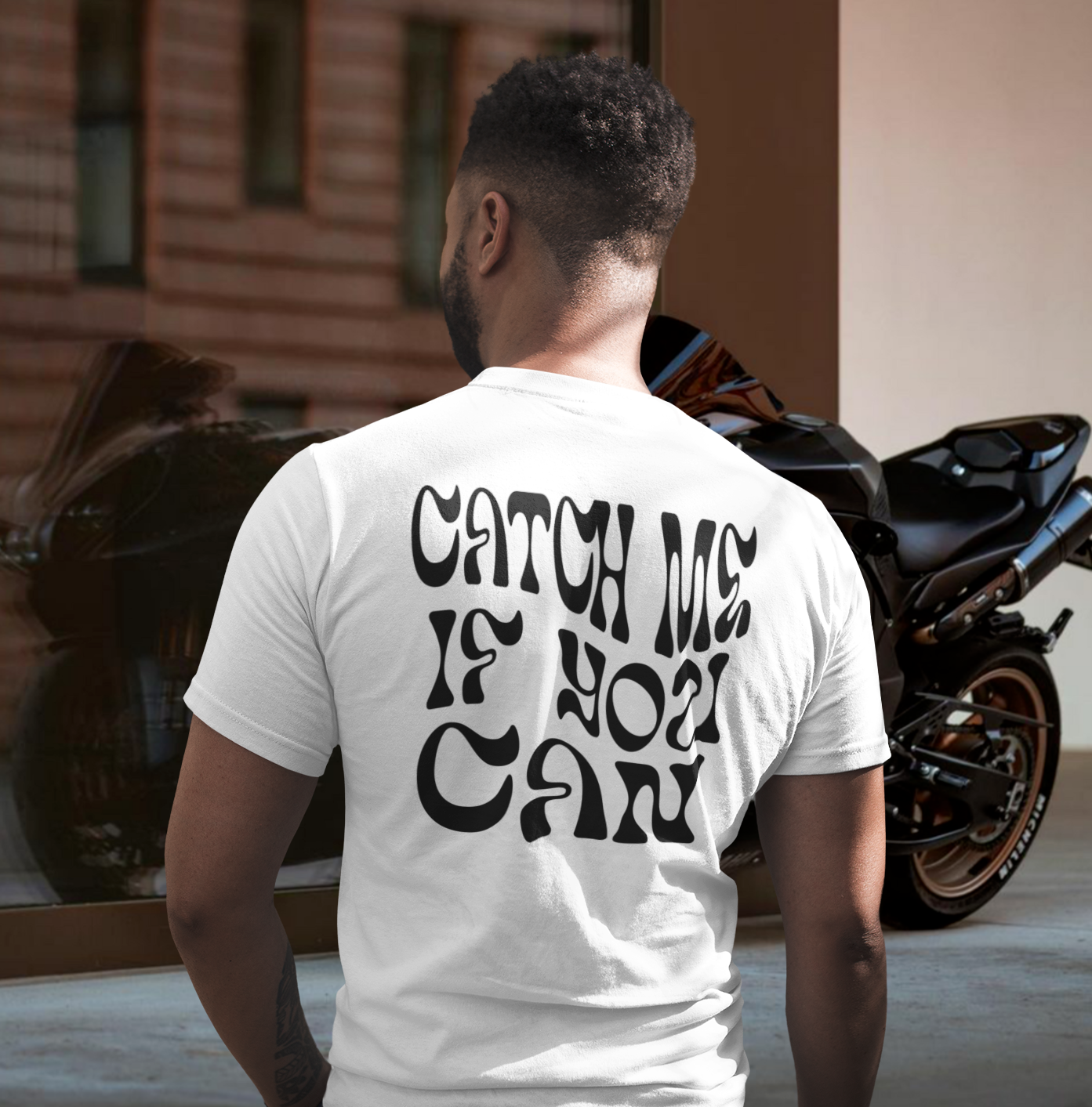 CATCH ME IF YOU CAN - Bikershirt für Männer