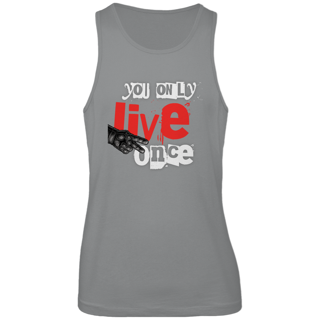 YOU ONLY LIVE ONCE - Herren Biker Tank Top