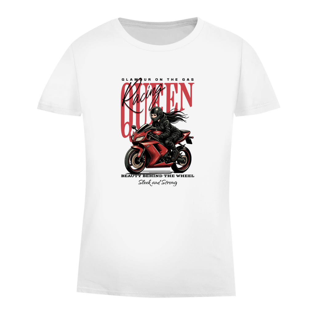 RACING QUEEN - Biker T-Shirt für Frauen