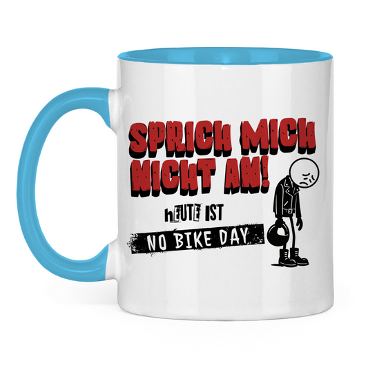 NO BIKE DAY MANN - Tasse zweifarbig