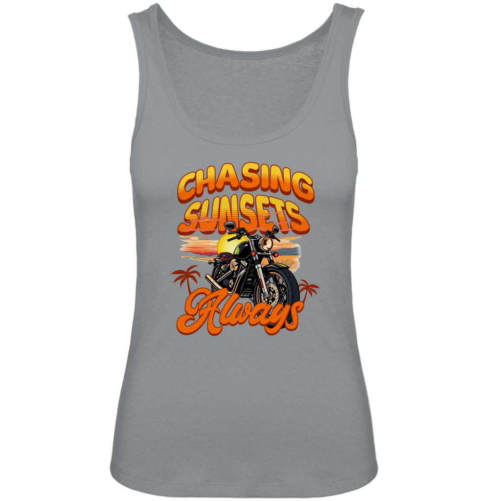 CHASING SUNSETS ALWAYS - Damen Biker Tank Top