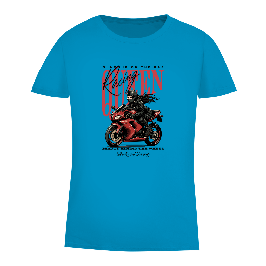 RACING QUEEN - Biker T-Shirt für Frauen