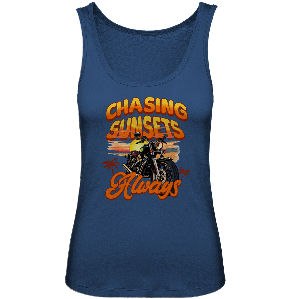 CHASING SUNSETS ALWAYS - Damen Biker Tank Top