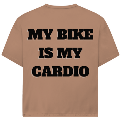 MY BIKE IS MY CARDIO - Oversized Herren T-Shirt