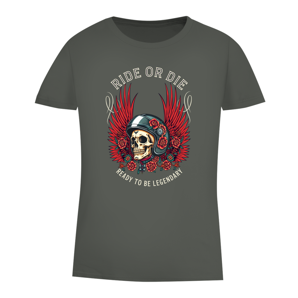 RIDE OR DIE - Damen Biker T-Shirt