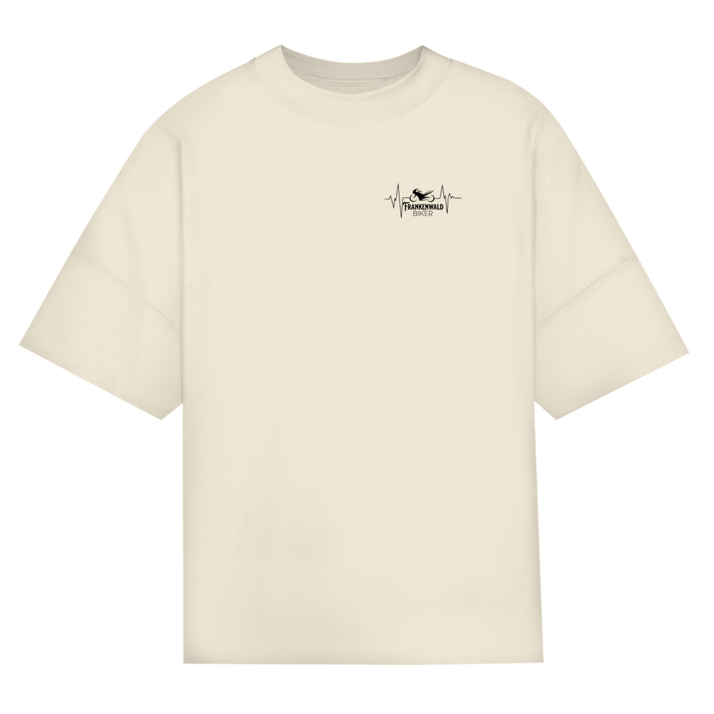 HERZKLOPFEN - FRANKENWALD BIKER - Oversize Biker T-Shirt für Frauen