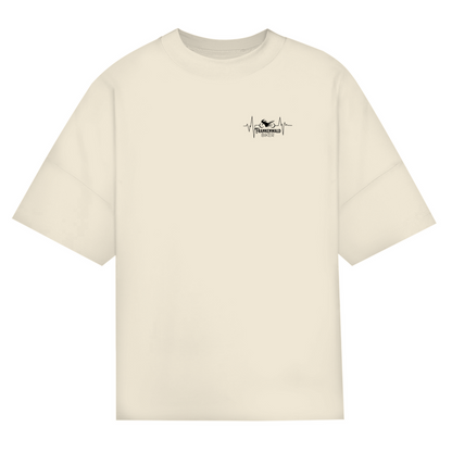 HERZKLOPFEN - FRANKENWALD BIKER - Oversize Biker T-Shirt für Frauen