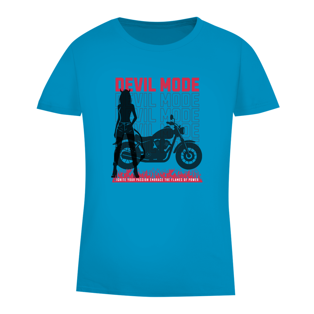 DEVIL MODE - Biker T-Shirt für Frauen