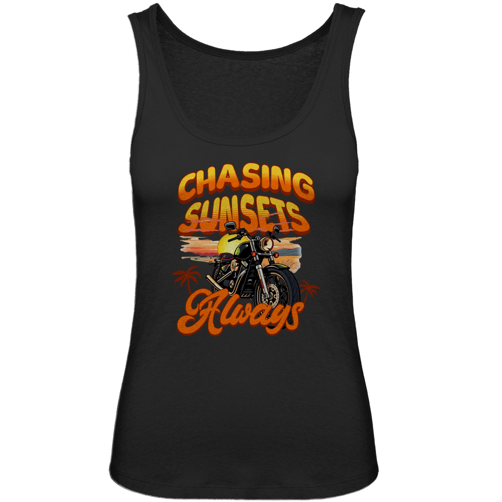 CHASING SUNSETS ALWAYS - Damen Biker Tank Top