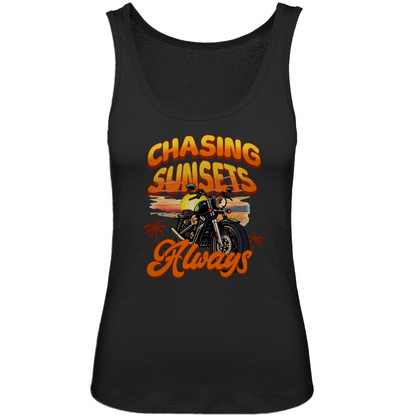 CHASING SUNSETS ALWAYS - Damen Biker Tank Top