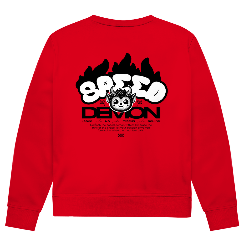 SPEED DEMON - Herren Premium Biker Sweatshirt