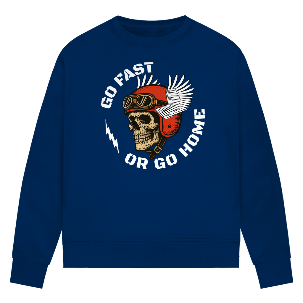 GO FAST OR GO HOME - Damen Premium Bio Sweatshirt