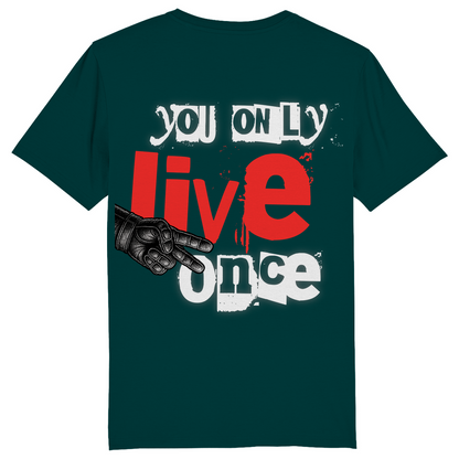 YOU ONLY LIVE ONCE - Bikershirt für Herren