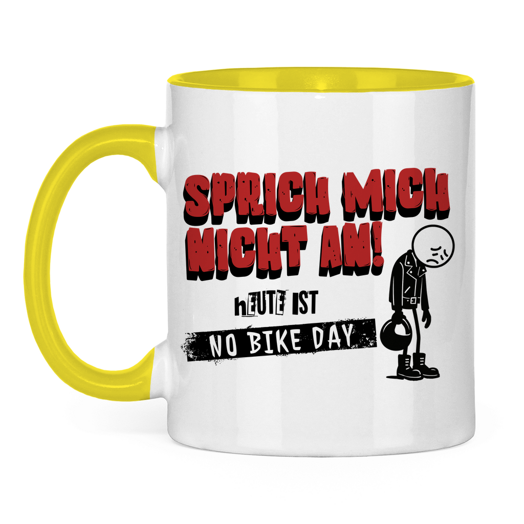NO BIKE DAY MANN - Tasse zweifarbig