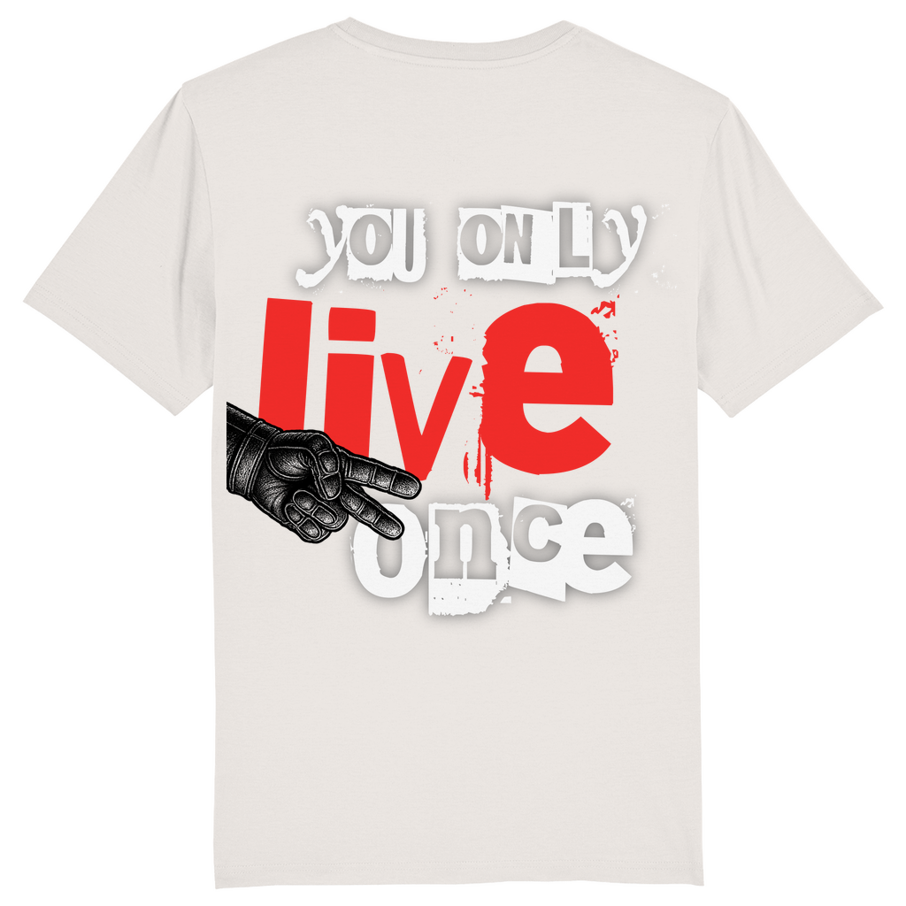 YOU ONLY LIVE ONCE - Bikershirt für Herren