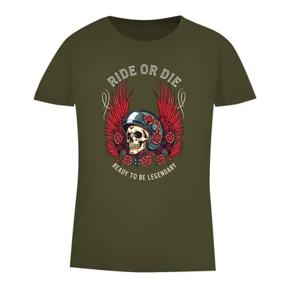 RIDE OR DIE - Damen Biker T-Shirt