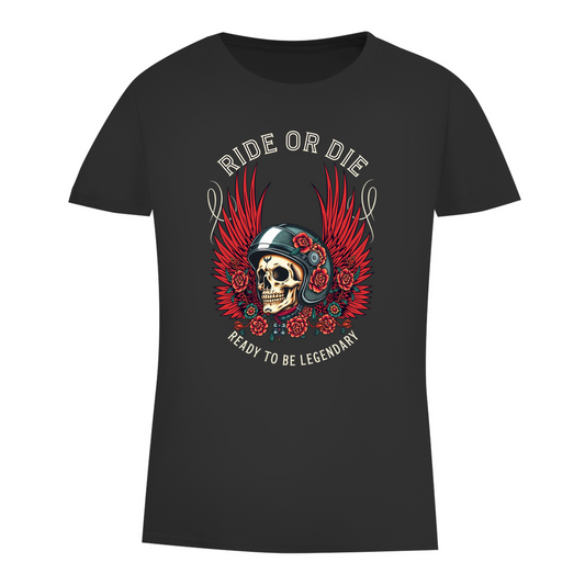 RIDE OR DIE - Damen Biker T-Shirt