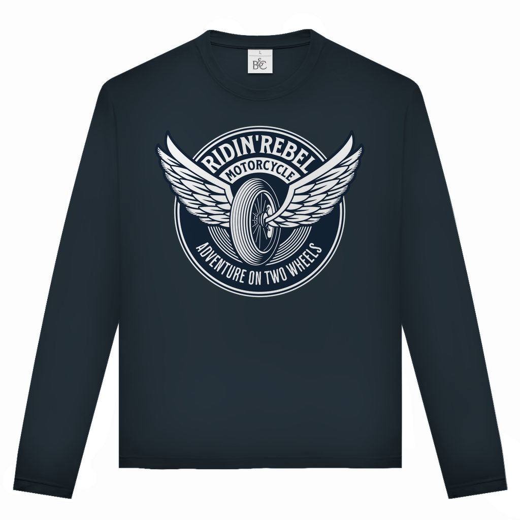 RIDIN' REBEL - Unisex Langarmshirt