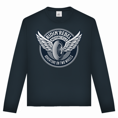 RIDIN' REBEL - Unisex Langarmshirt