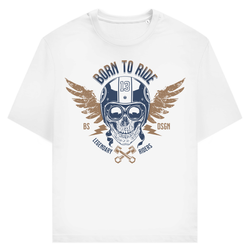 BORN TO RIDE - Herren Bikershirt