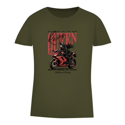 RACING QUEEN - Biker T-Shirt für Frauen