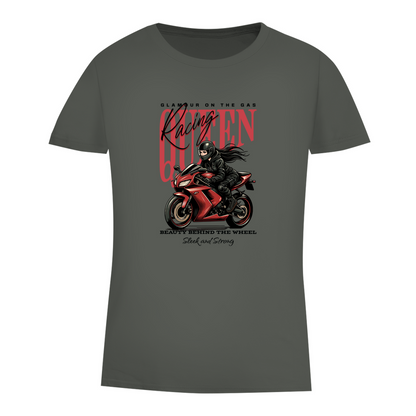 RACING QUEEN - Biker T-Shirt für Frauen