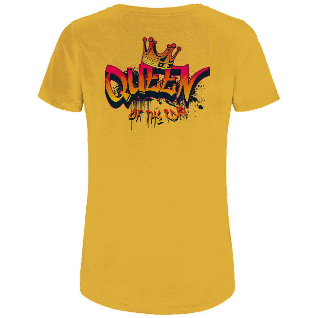 QUEEN OF THE ROAD - Damen Biker T-Shirt