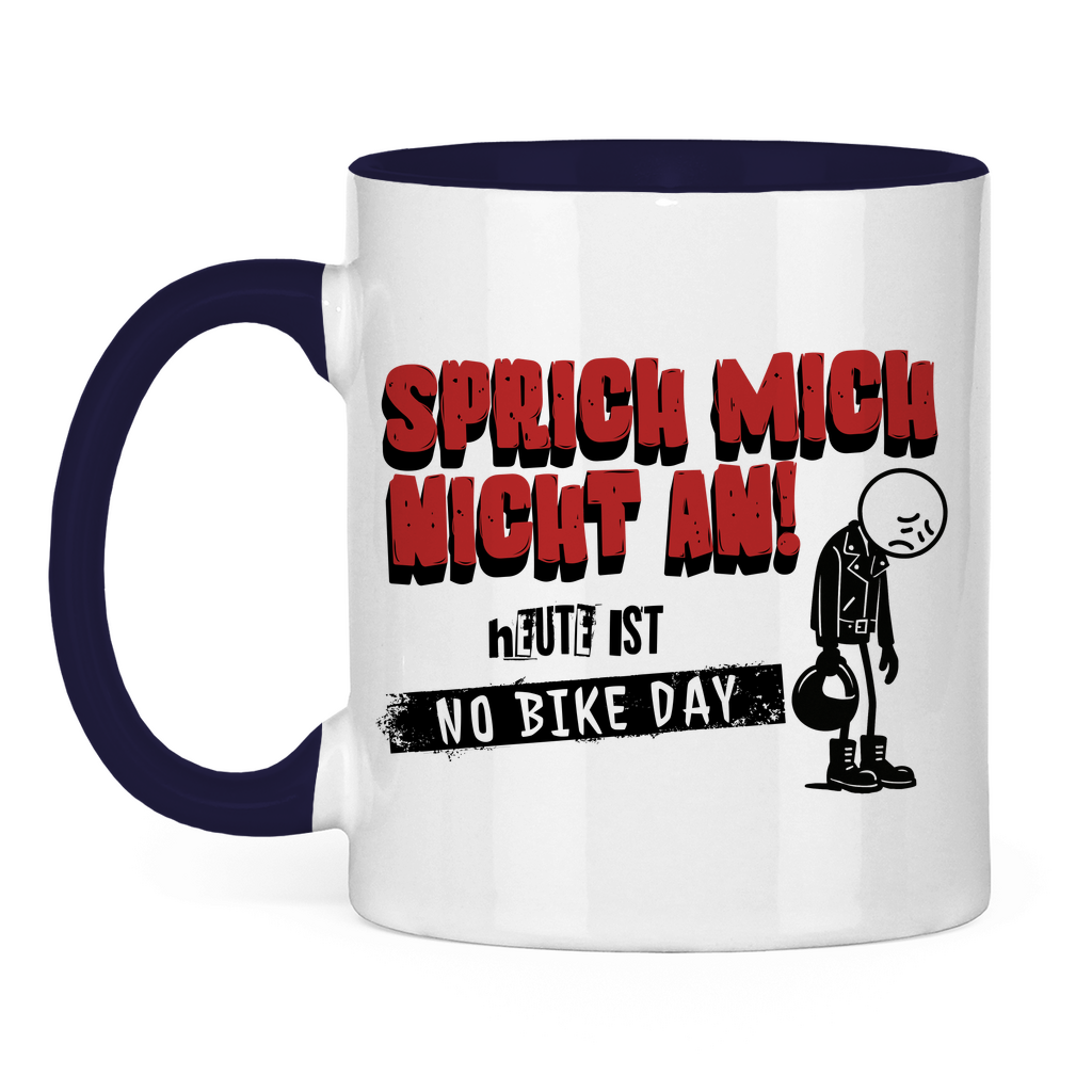 NO BIKE DAY MANN - Tasse zweifarbig