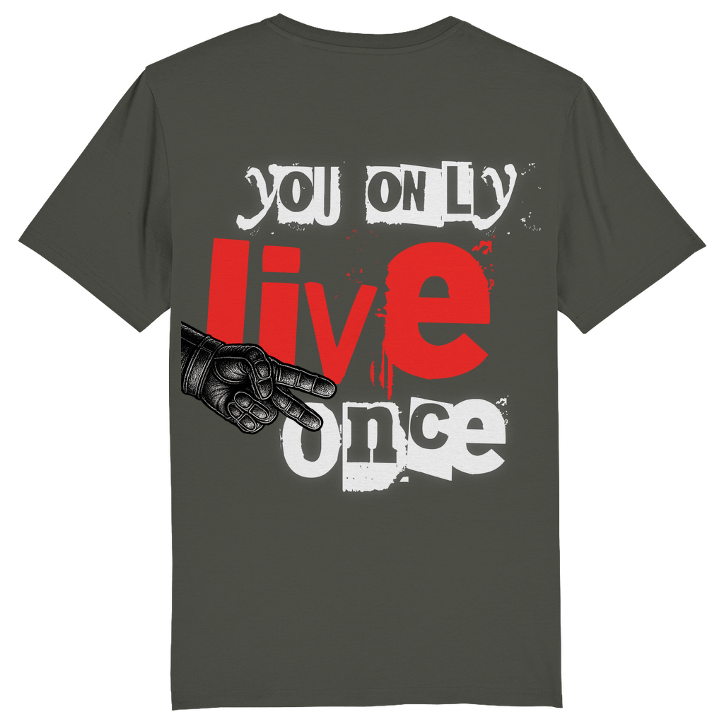 YOU ONLY LIVE ONCE - Bikershirt für Herren