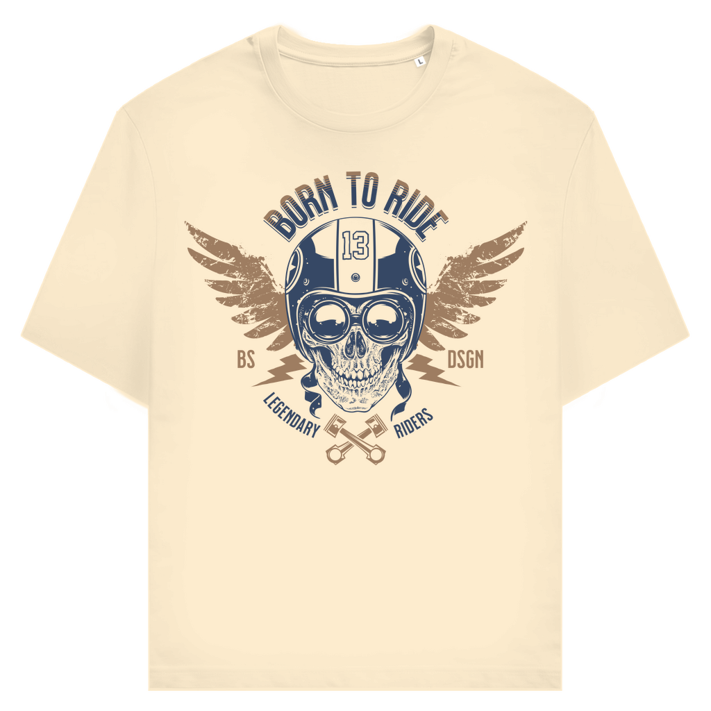 BORN TO RIDE - Herren Bikershirt
